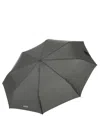 Moschino Openclose Mini Pinstripes Umbrella In Grey