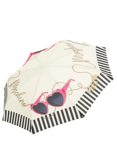 Moschino Openclose Sunglasses Umbrella In White