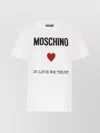 Moschino Item O-neck Short-sleeved T-shirt