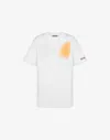 Moschino Organic Cotton Jersey T-shirt Archive In White