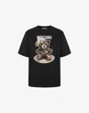 Moschino Teddy Bear-print T-shirt Mini Dress In Black