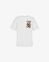 Moschino Crew Neck Graphic Print Short Sleeves Top In White