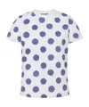 Shop Moschino Polka Dot-print T-shirt In White