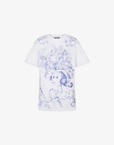 Moschino Organic Jersey T-shirt Olivia In White