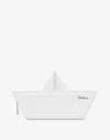 Moschino Origami Boat Bag In White