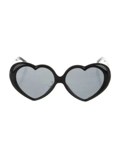 Pre-owned Moschino Oversize Tinted Sunglasses In Black