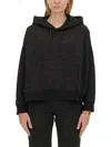 Moschino Oversized Black Sweatshirt In Black