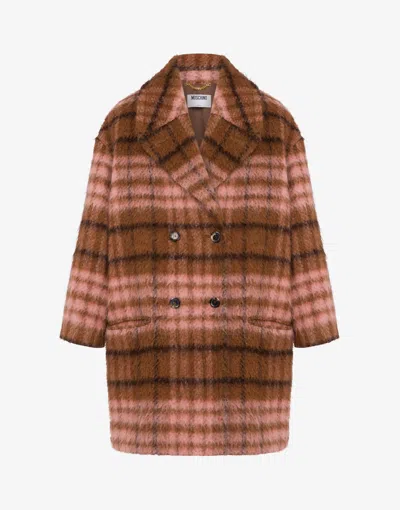 MOSCHINO OVERSIZED COAT IN SOFT FABRIC