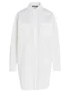 MOSCHINO OVERSIZED COUTURE SHIRT IN WHITE