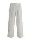 Moschino Men Oversized Jeans In Bianco