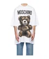 Moschino Oversized T-shirt Maxi Teddy Bear In White