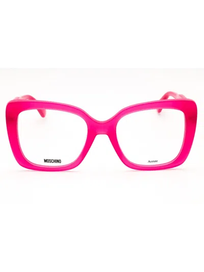 Moschino Oversized Women's Eyeglasses - Mos614 Style In Pink