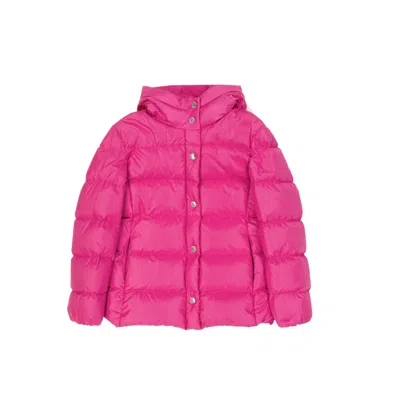 Moschino Padded Down Jacket In Pink