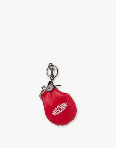 Moschino Padded Nappa Leather Charm In Multi