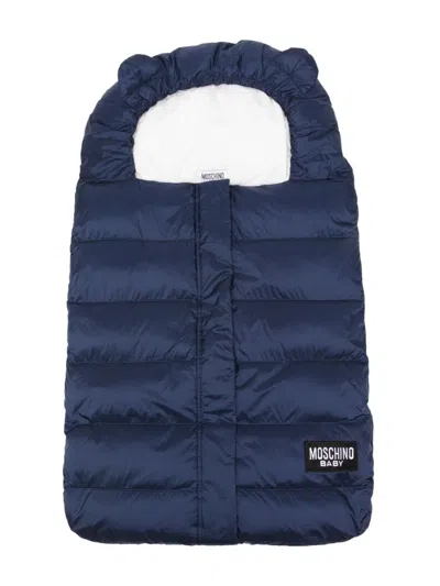 Moschino Padded Sleep Bag In Blue
