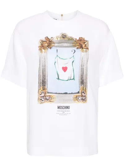 Moschino Couture Gone With The Wind T-shirt In White