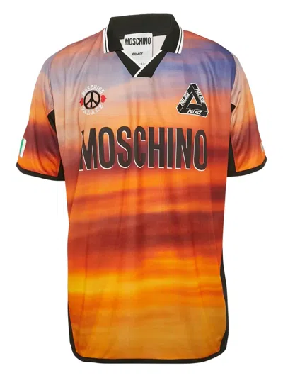 Pre-owned Moschino Palazzo Sunset-print T-shirt