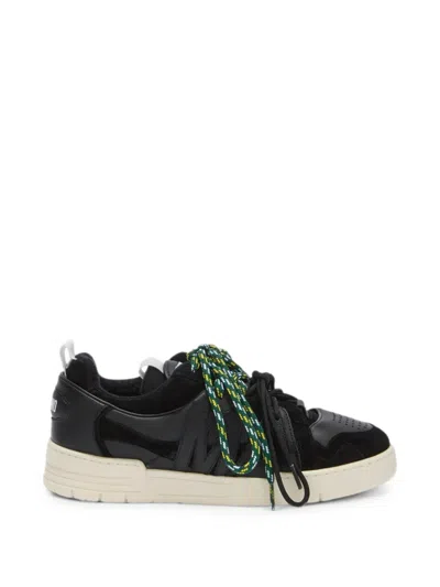 Moschino Sneakers Mit Einsätzen In Black