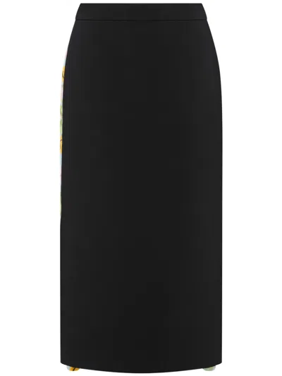 MOSCHINO PANELLED MIDI SKIRT
