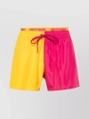 MOSCHINO PANELLED SWIMWEAR WITH CONVENIENT POCKETS