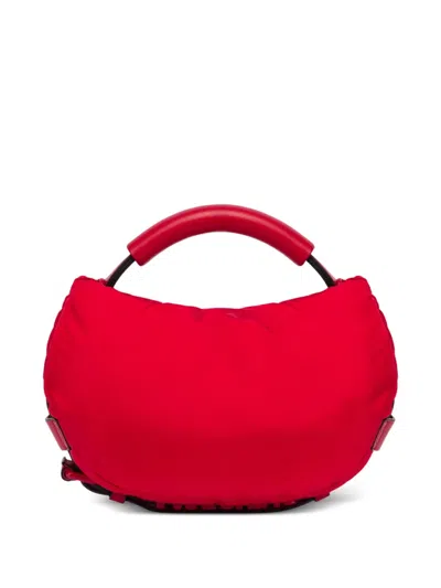 Moschino Panelled Tote Bag In Red