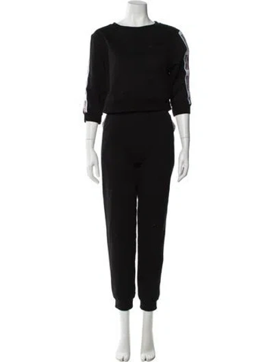 Pre-owned Moschino Pant Set In Black