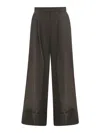 Moschino Jersey Pants With Pinces In Negro
