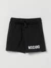 Moschino Pantaloncino Jogging In Cotone Con Maxi Logo