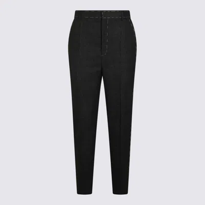 MOSCHINO MOSCHINO DARK GREY WOOL PANTS