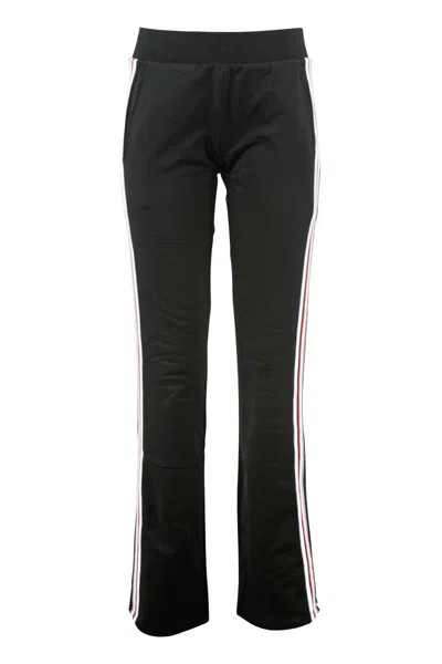 Moschino Pantaloni Sportivi A Zampa Neri In Nero