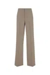 Moschino Pantalone In Lana Cappuccino Donna