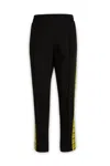 Moschino Technical Fleece Jogger Trousers With Logoed Bands In A2555