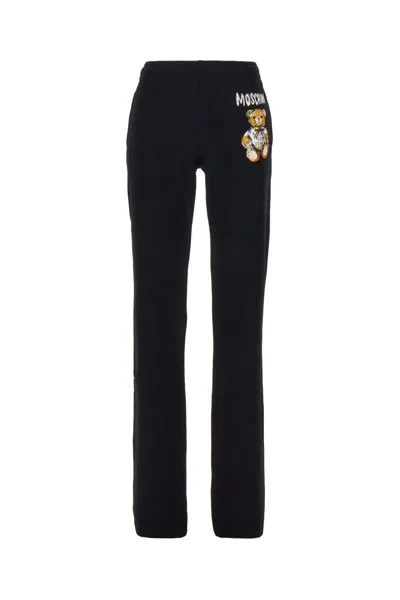 Moschino Black Cotton Joggers