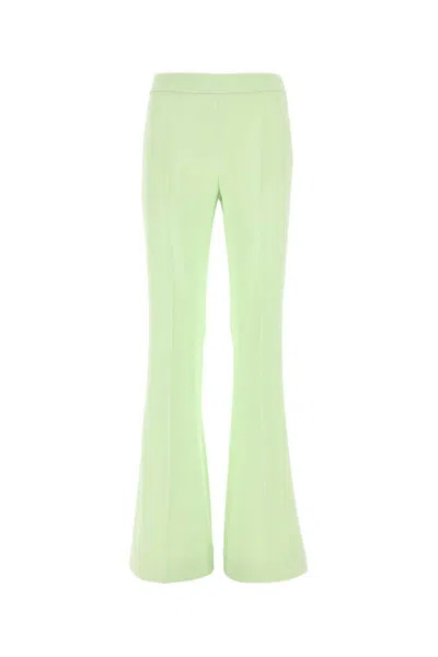 Moschino Light Green Flared High-waist Trousers