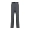 Moschino Cotton Pants With Belt Loops And Button Detailing In Grey