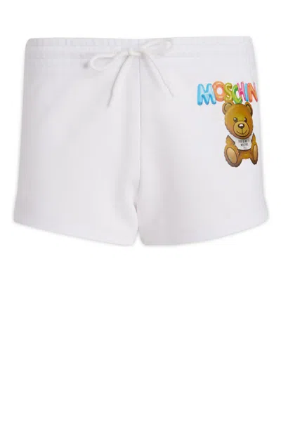 Moschino Bear-print Shorts In V1001
