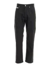 Moschino Straight-leg Trousers In Black
