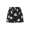 Moschino Elastic Waist Shorts In Black