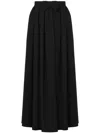 Moschino Bow Detailed Wide Leg Pants In Black