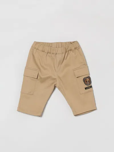 Moschino Babies' Pants Kids  In Brown