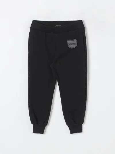 Moschino Pants  Kids Color Black In Schwarz