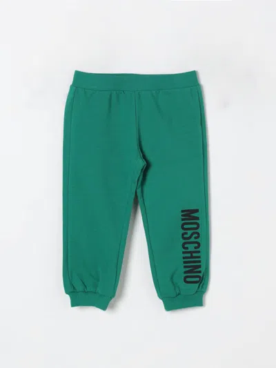 Moschino Babies' Pants  Kids Color Green In Grün