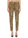 Moschino Women's Pants With Animal Pattern