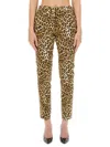 Moschino Women's Pants With Animal Pattern