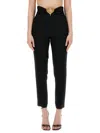 Moschino Couture Pants With Heart Application