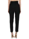 Moschino Couture Pants With Heart Application In Black