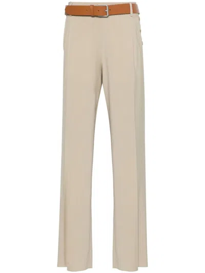 Moschino Trousers In Beige