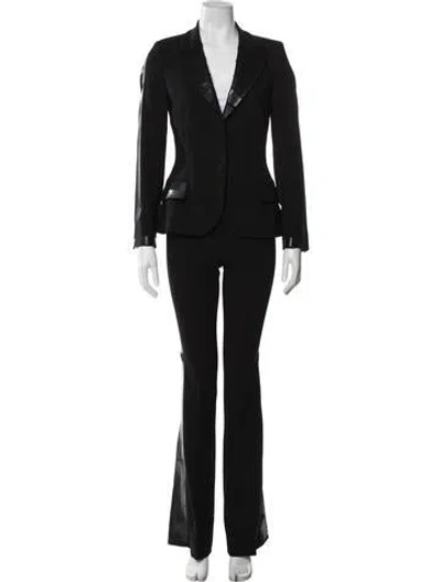 Pre-owned Moschino Pantsuit In Black