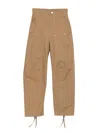 Moschino Patch-pockets Trousers In Brown