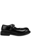 Moschino Patent-leather Loafers In Schwarz